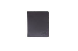 Бумажник KLONDIKE Claim, натуральная кожа в коричневом цвете, 10 х 1,5 х 12 см