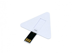 USB 2.0- флешка на 64 Гб в виде пластиковой карточки треугольной формы