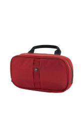 Несессер VICTORINOX Lifestyle Accessories 4.0 Overnight Essentials Kit, красный, нейлон, 23x4x13 см