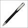 Ручка из пластика, клип и наконечник серебристого цвета, корпус черный