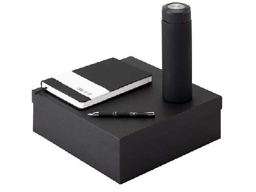 Подарочный набор Color it с блокнотом, металлической ручкой и термосом