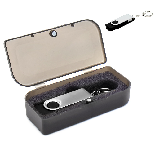 Флешка Twist 32 Гб в футляре, красная