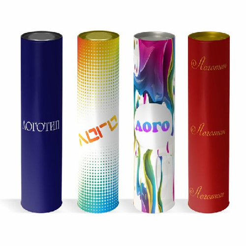 Тубус с полноцветной печатью Vinum на заказ