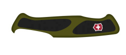 Передняя накладка для ножей VICTORINOX 130 мм, нейлоновая, зелёно-чёрная