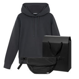 Набор с одеждой ALEX (худи, поясная сумка), черный