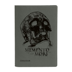 Обложка для паспорта Memento Mori