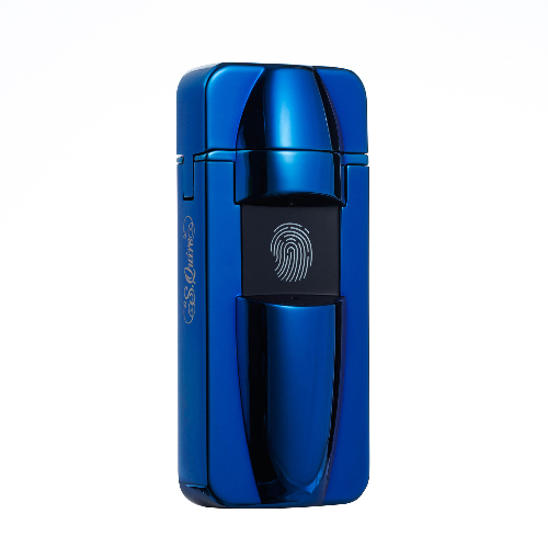 Зажигалка S.Quire USB, сенсорная, синяя, глянцевая
