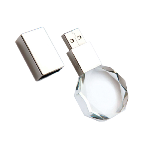 Флешка Diamond 16 Гб, красная подсветка