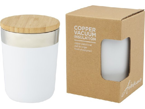 Кружка с вакуумной изоляцией и бамбуковой крышкой Lagan