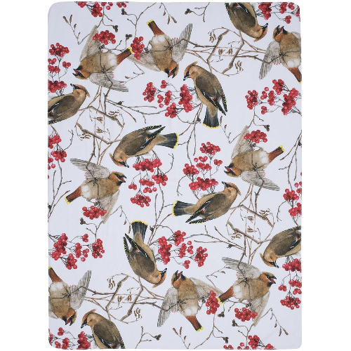 Флисовый плед Winter Bird
