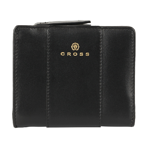 Кошелёк Cross Kelly Wall Black, кожа наппа, гладкая, цвет чёрный, 11,2 x 9,4 x 2 см