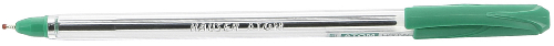 Шариковая ручка Hauser Atom, пластик, цвет зеленый