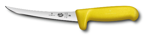 Нож обвалочный VICTORINOX Fibrox, супергибкое лезвие 15 см, жёлтый