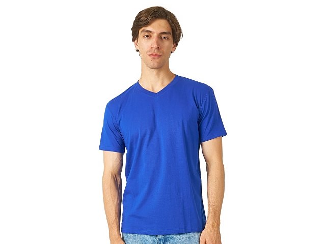 Футболка красная Heavy Super Club мужская с V-образным вырезом