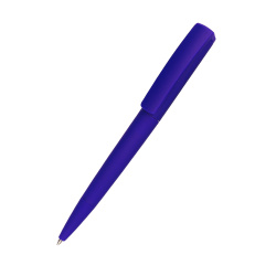 Ручка пластиковая Jangle, софт-тач, черная