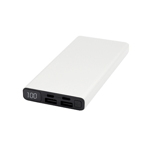 Внешний аккумулятор Höginn в металлическом корпусе, 10000mAh