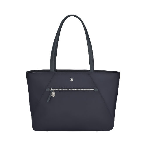 Сумка VICTORINOX Victoria Signature Tote, синяя, нейлон/кожа, 51x15x30 см, 19 л