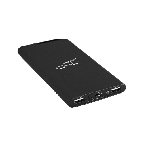Зарядное устройство "Theta", 6000 mAh, 2 выхода USB, покрытие soft touch