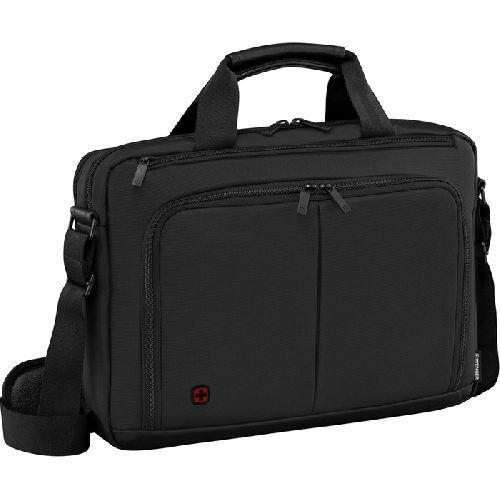 Портфель для ноутбука 14'' WENGER, черный, нейлон / ПВХ, 39 x 8 x 25 см, 5 л