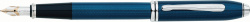Перьевая ручка Cross Townsend. Цвет - синий.