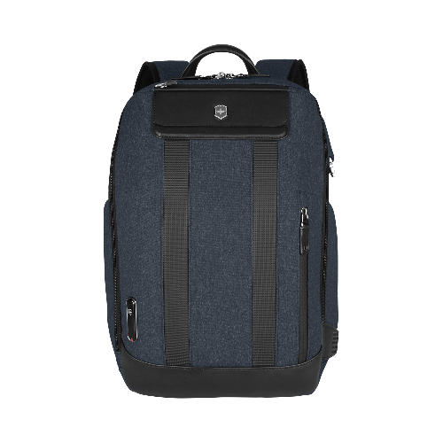 Рюкзак VICTORINOX Architecture Urban 2 City Backpack 14'', синий, полиэстер / кожа, 30x19x42 см, 17л