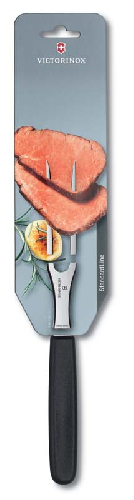Вилка разделочная VICTORINOX 15 см, чёрная, в картонном блистере