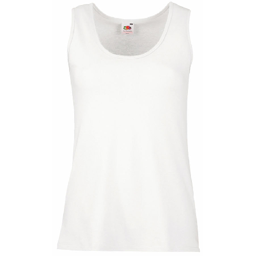 Майка женская "Lady-Fit Valueweight Vest", белый,XS, 97% хлопок,3%полиэстер, 165 г/м2