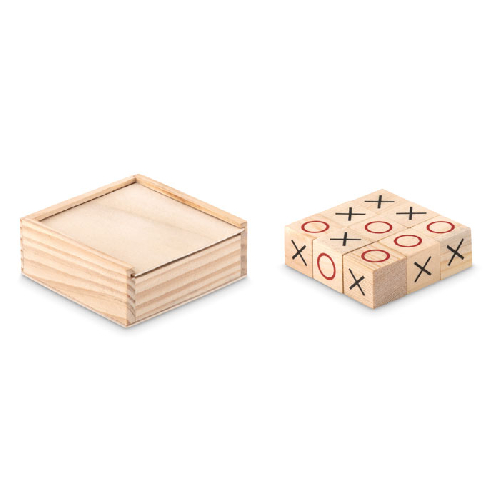 Деревянные крестики нолики TIC TAC TOE