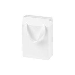 Подарочная коробка-пакет универсальная малая, белая