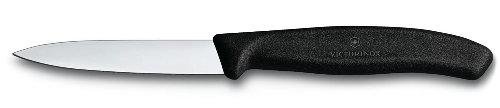 Нож для овощей VICTORINOX SwissClassic, 8 см, с заострённым кончиком, чёрный