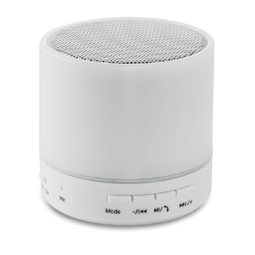 Колонка Bluetooth ROUND WHITE