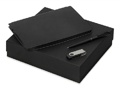 Подарочный набор Notepeno с блокнотом А5, флешкой и ручкой