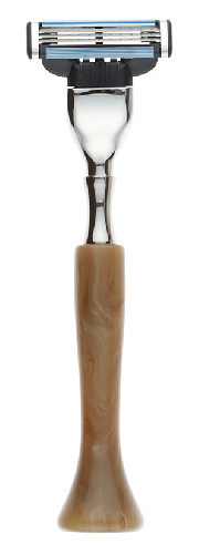 Станок для бритья IL Ceppo, MACH3, каучуковая смола, рукоять - серый перламутровый цвет