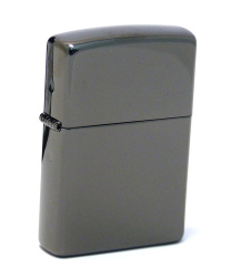Зажигалка ZIPPO Classic с покрытием Ebony™, латунь/сталь, чёрная, глянцевая, 38x13x57 мм