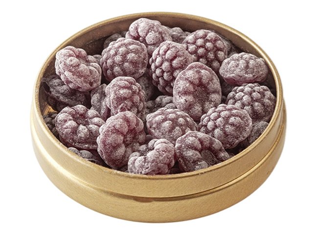 Карамель леденцовая со вкусом апельсина в банке