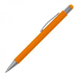 Ручка шариковая металлическаяическая со стилусом SALT LAKE софт тач 501088