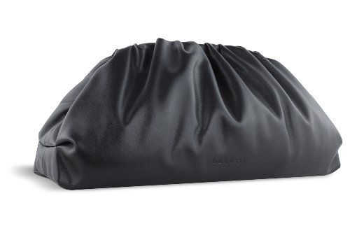 Сумка-пауч женская большая BUGATTI Mila, черная, полиуретан, 42 x 11 x 25 см
