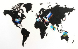 Деревянная карта мира World Map True Puzzle Small