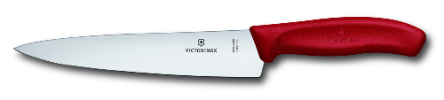 Нож разделочный VICTORINOX SwissClassic, 19 см, красный, в картонном блистере