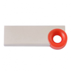 Мini USB-Flash накопитель "Ring" в металлическом корпусе с пластиковым цветным кольцом, 32 Gb