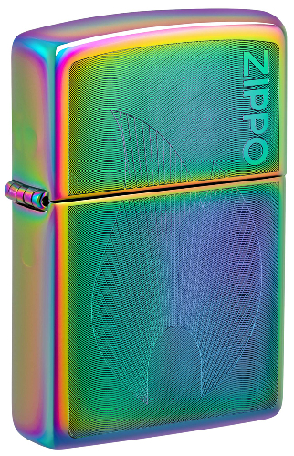 Зажигалка ZIPPO Classic с покрытием Multi Color, латунь/сталь, разноцветная, 38x13x57 мм