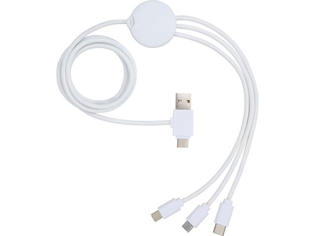 Зарядный кабель 5-в-1 Pure с противобактериальной присадкой