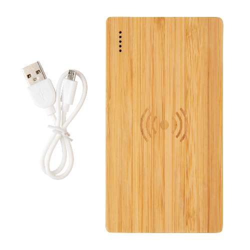 Экологичный внешний аккумулятор Bamboo, 4000 mAh