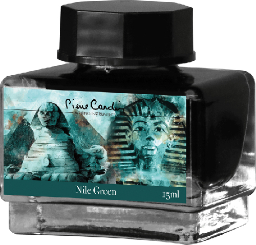 Флакон чернил Pierre Cardin 15мл, серия CITY FANTASY цвет Nile Green (Зеленый Нил)