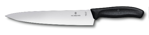 Нож разделочный VICTORINOX SwissClassic, 22 см, чёрный, в картонном блистере