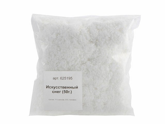 Искусственный снег вискозный, 100 г.