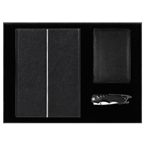 Набор подарочный Solution Prestige Trio (Ежедневник в суперобложке Country Galaxy Mocco 615605