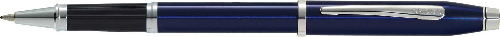 Ручка-роллер Cross Century II Blue lacquer, синий лак с отделкой родием