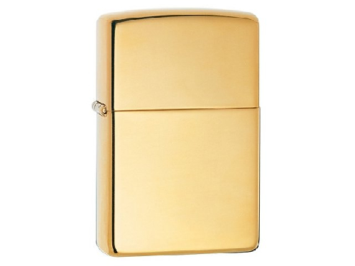 Зажигалка ZIPPO Classic с покрытием High Polish Brass