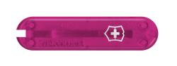 Передняя накладка для ножей VICTORINOX 58 мм, пластиковая, полупрозрачная розовая